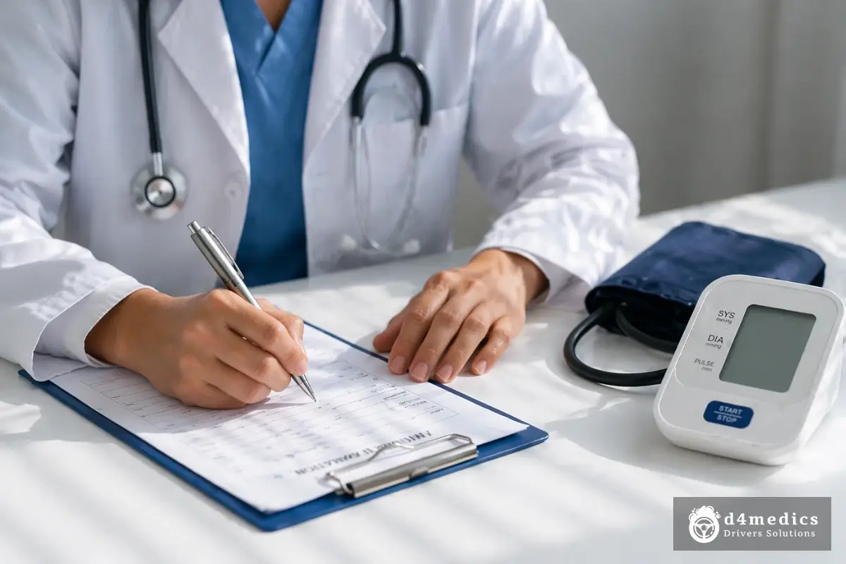 High Blood Pressure and the D4 Medical: BP Limits, Medication Rules and Passing With Hypertension
