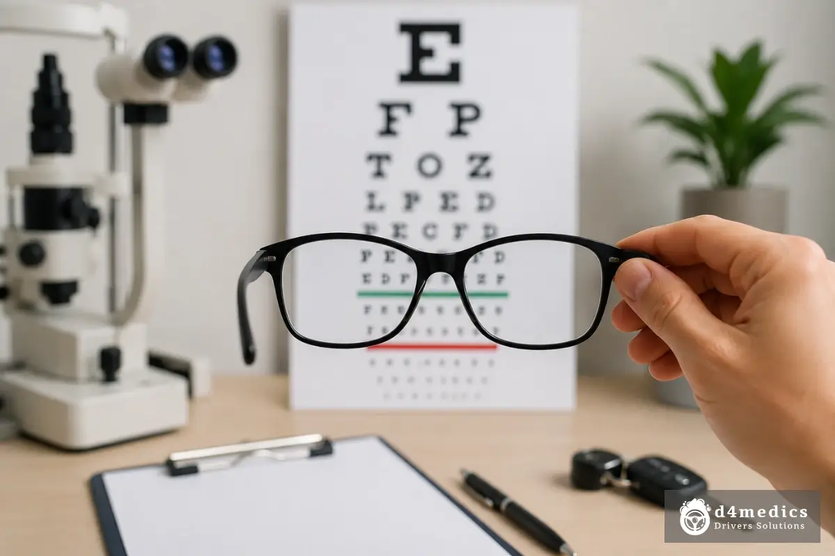 D4 Medical Vision Test: DVLA Eyesight Standards and How to Pass